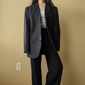 Vintage RW&Co black oversized menswear blazer